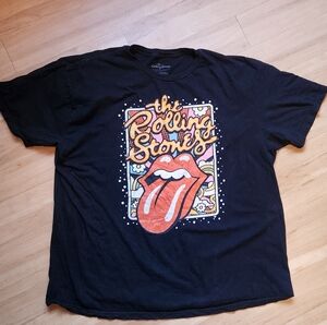 The Rolling Stones Black Concert Tee Shirt, XXL